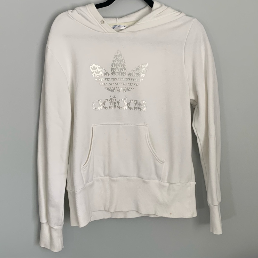 White Adidas Sweatshirt!